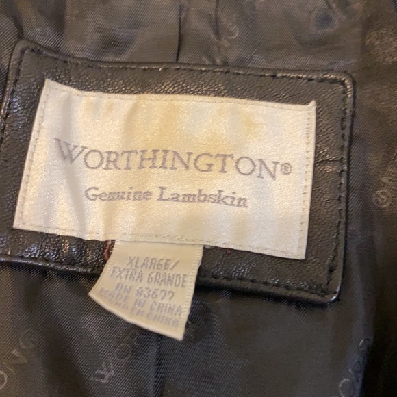 black genuine lamb skin leather blazer - Picture 2 of 3